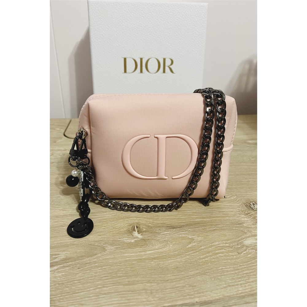 Dior cosmetic bag/pouch to crossbody bag